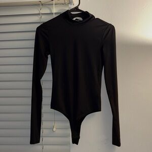 H&M Black Long Sleeve Bodysuit
